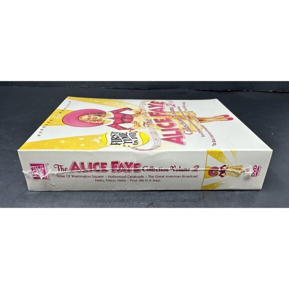 ALICE FAYE COLLECTION VOLUME 2 5 Dvd Set Hello Frisco Hollywood Cavalcade SEALED - Picture 7 of 8